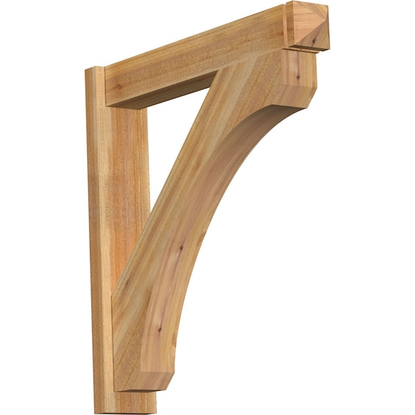 Ekena Millwork Legacy Arts & Crafts Rough Sawn Outlooker, Western Red Cedar, 6"W x 34"D x 34"H OUT06X34X34LEC03RWR - main